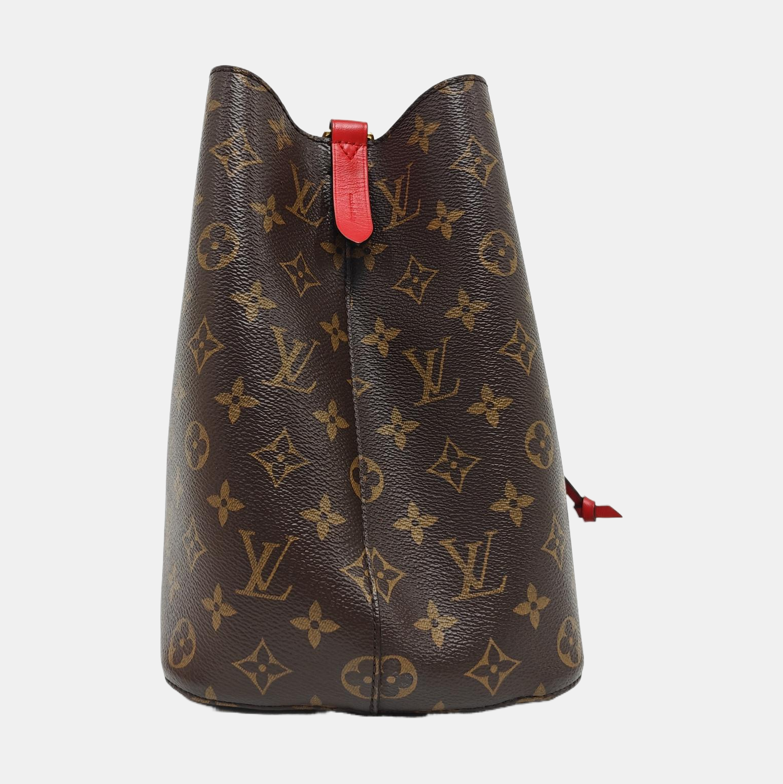 NÉONOÉ MM Monogram Coated Canvas Brown