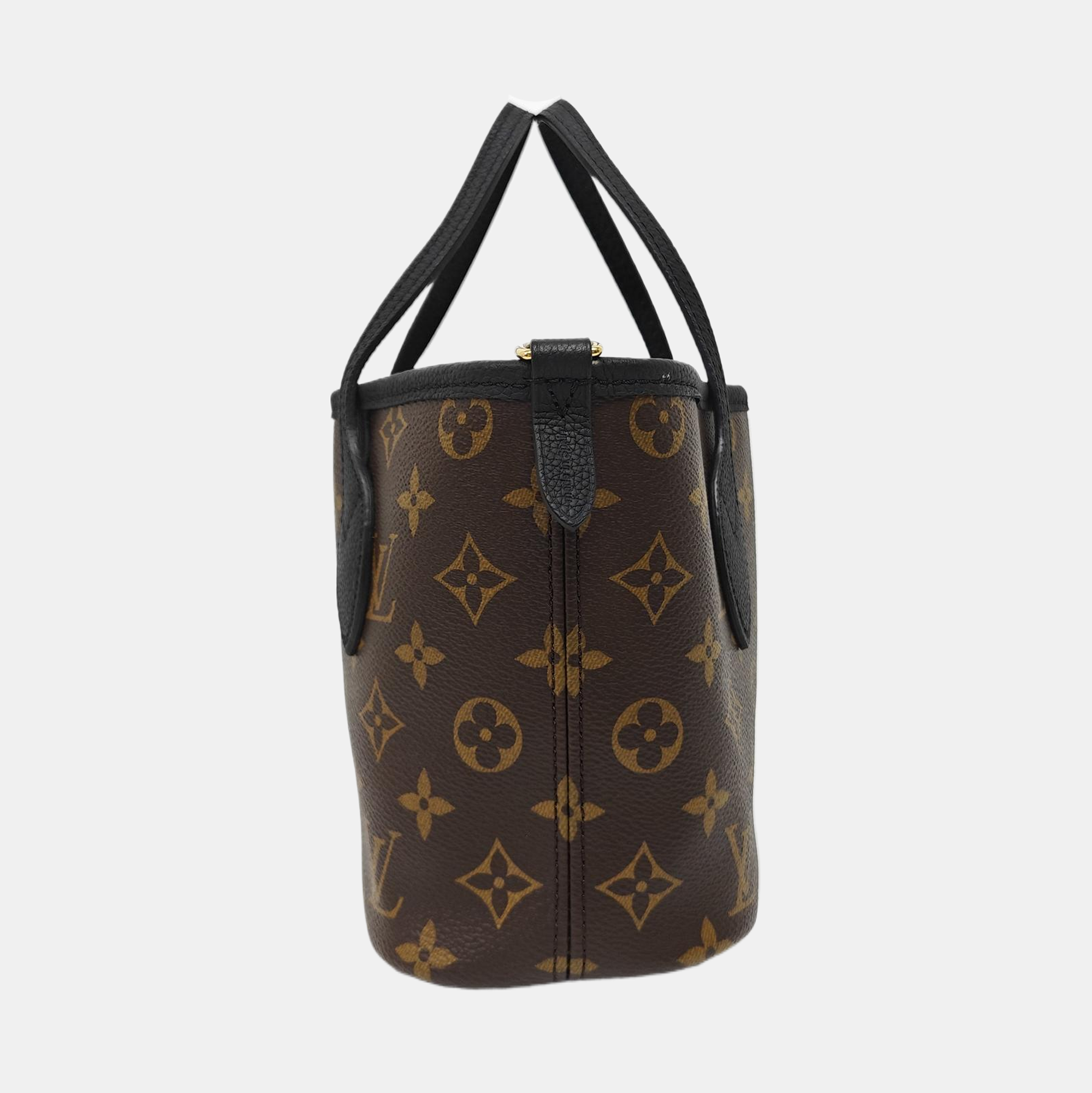 NEVERFULL BB Monogram Coated Canvas Brown