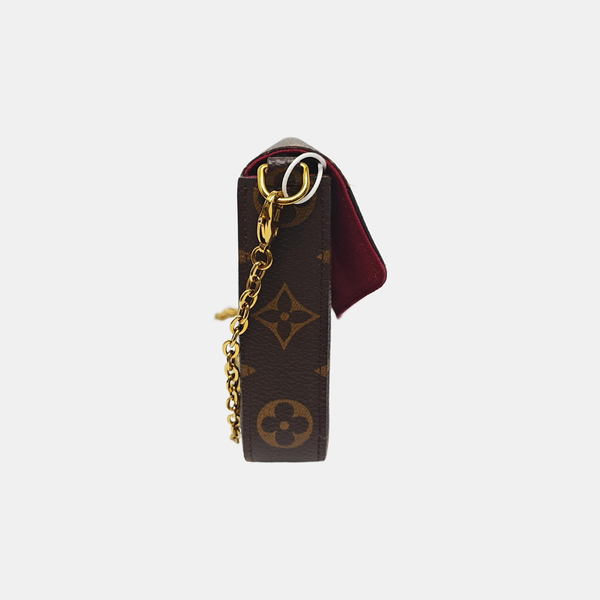 FÉLICIE Monogram Coated Canvas Brown