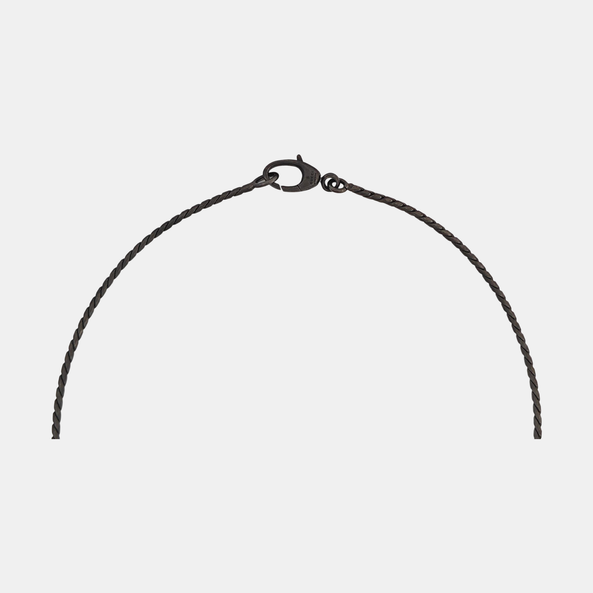 925 Sterling Silver Black Necklace