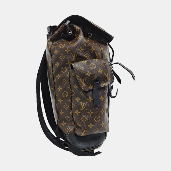CHRISTOPHER MM Monogram Coated Canvas Brown