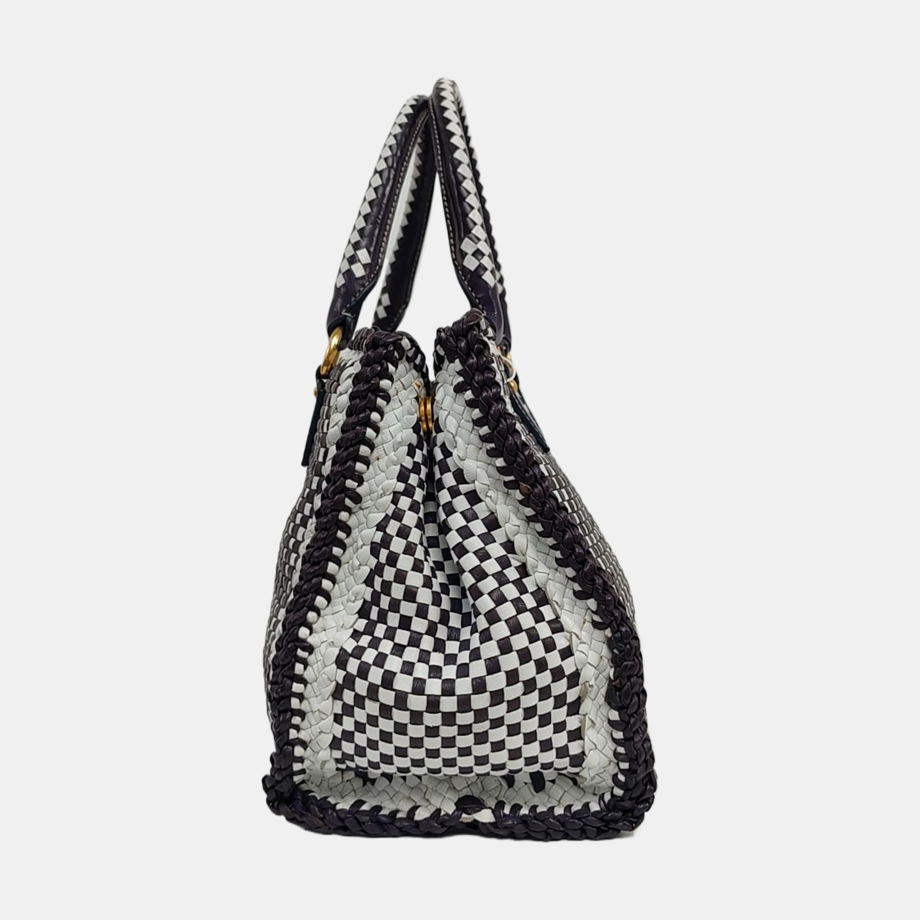 Calfskin Shoulder Bag Multicolor