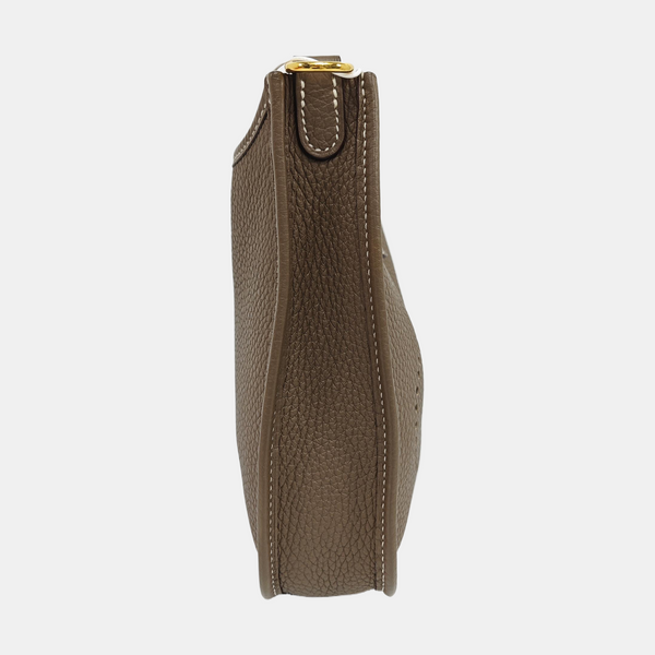 Authenticated pre-owned  Evelyne TPM Clemence Grey - Shoulder Bag at Looply