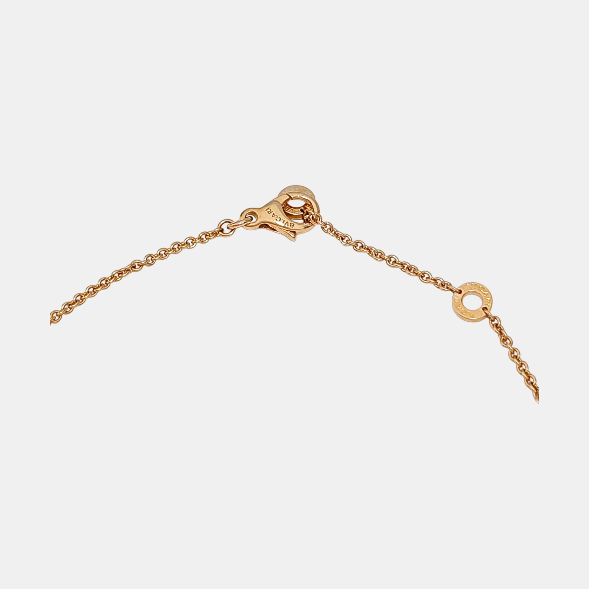 B.ZERO1 18k White Gold Rose Gold Necklace