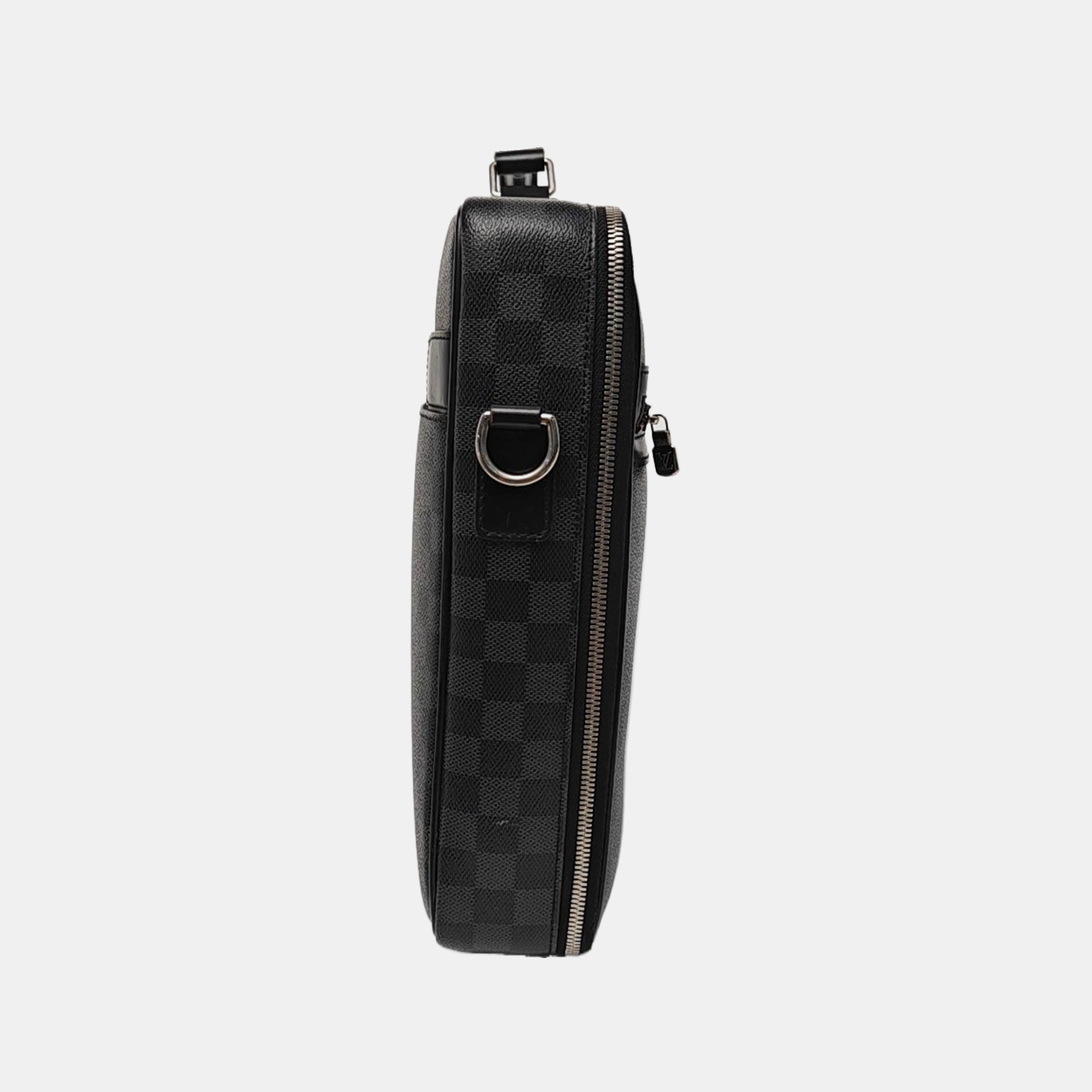 STEEVE Damier Graphite Coated Canvas Gray