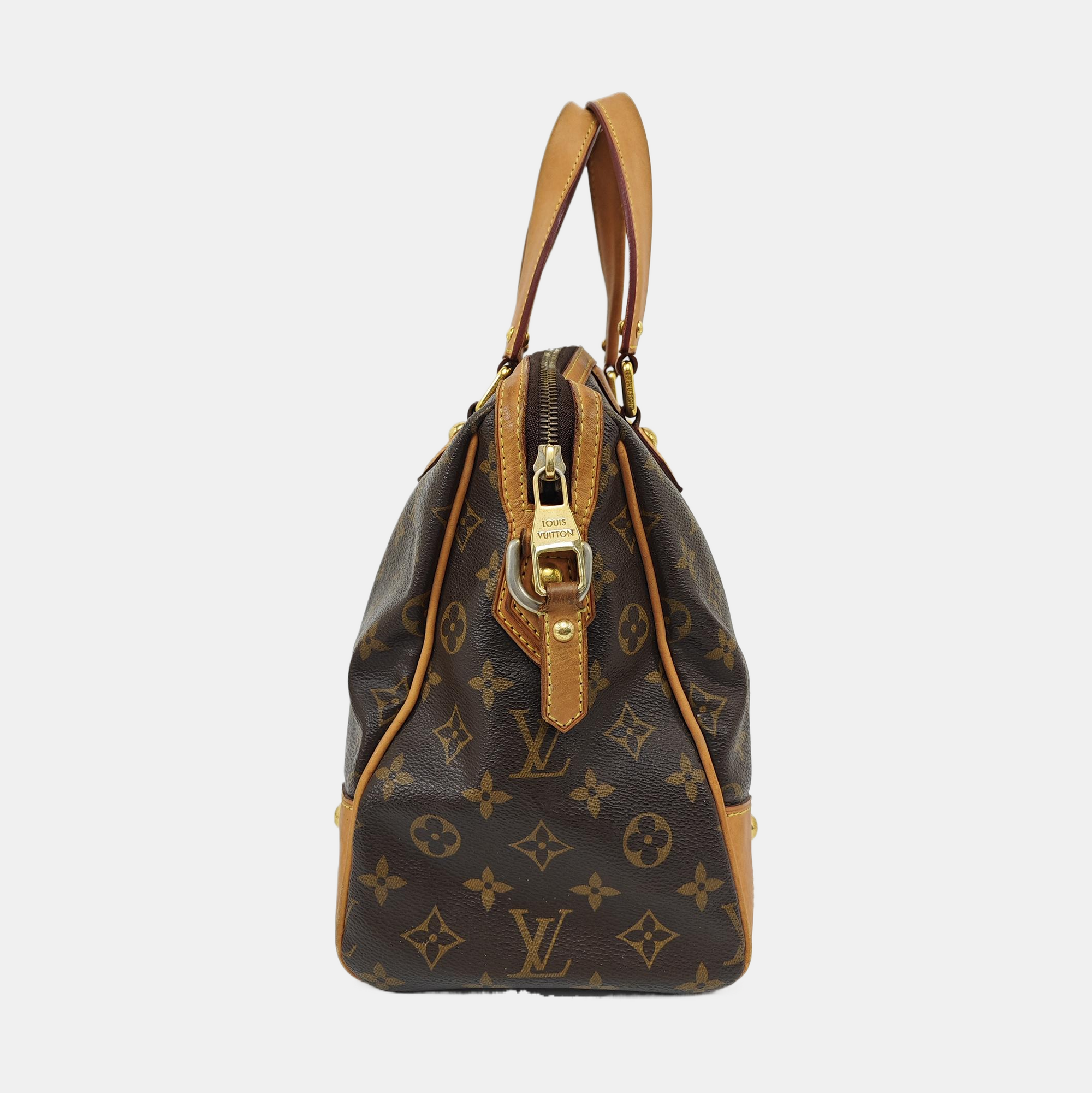 RETIRO NM Monogram Coated Canvas Brown
