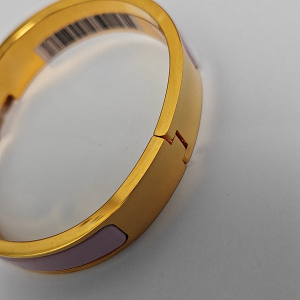 Clic H Metal Red Bangle