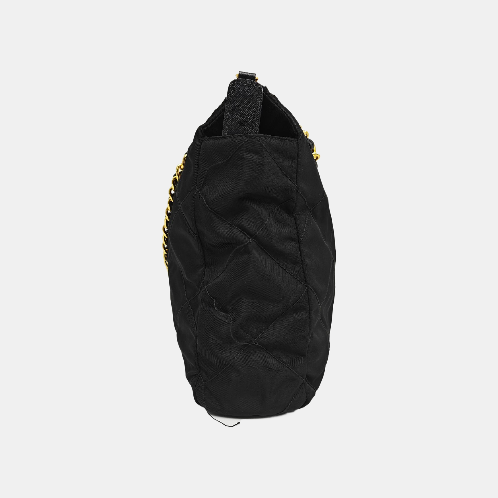 Re-Edition 1995 Chaîne Quilted Nylon Black