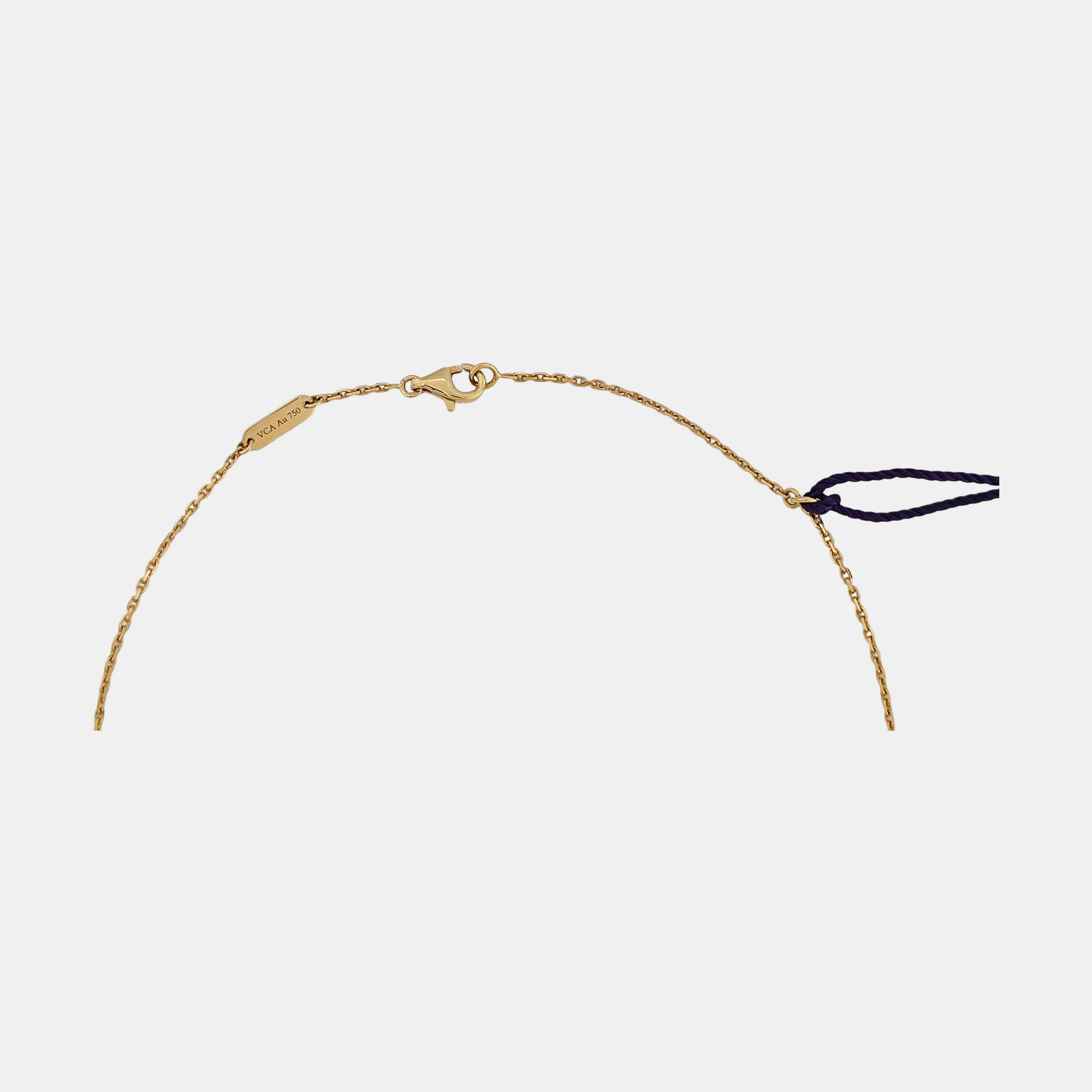 Vintage Alhambra 18k Gold Necklace