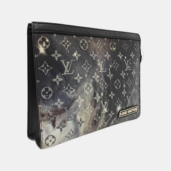 Pochette Voyag MM Monogram Coated Canvas Gray