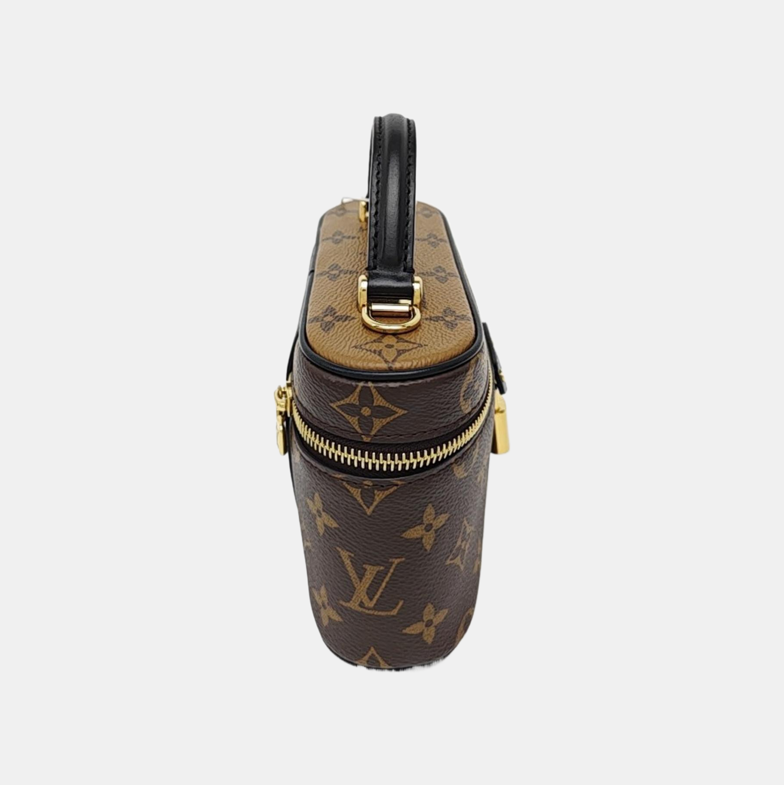 Vanity Chain Pouch Monogram Coated Canvas Brown