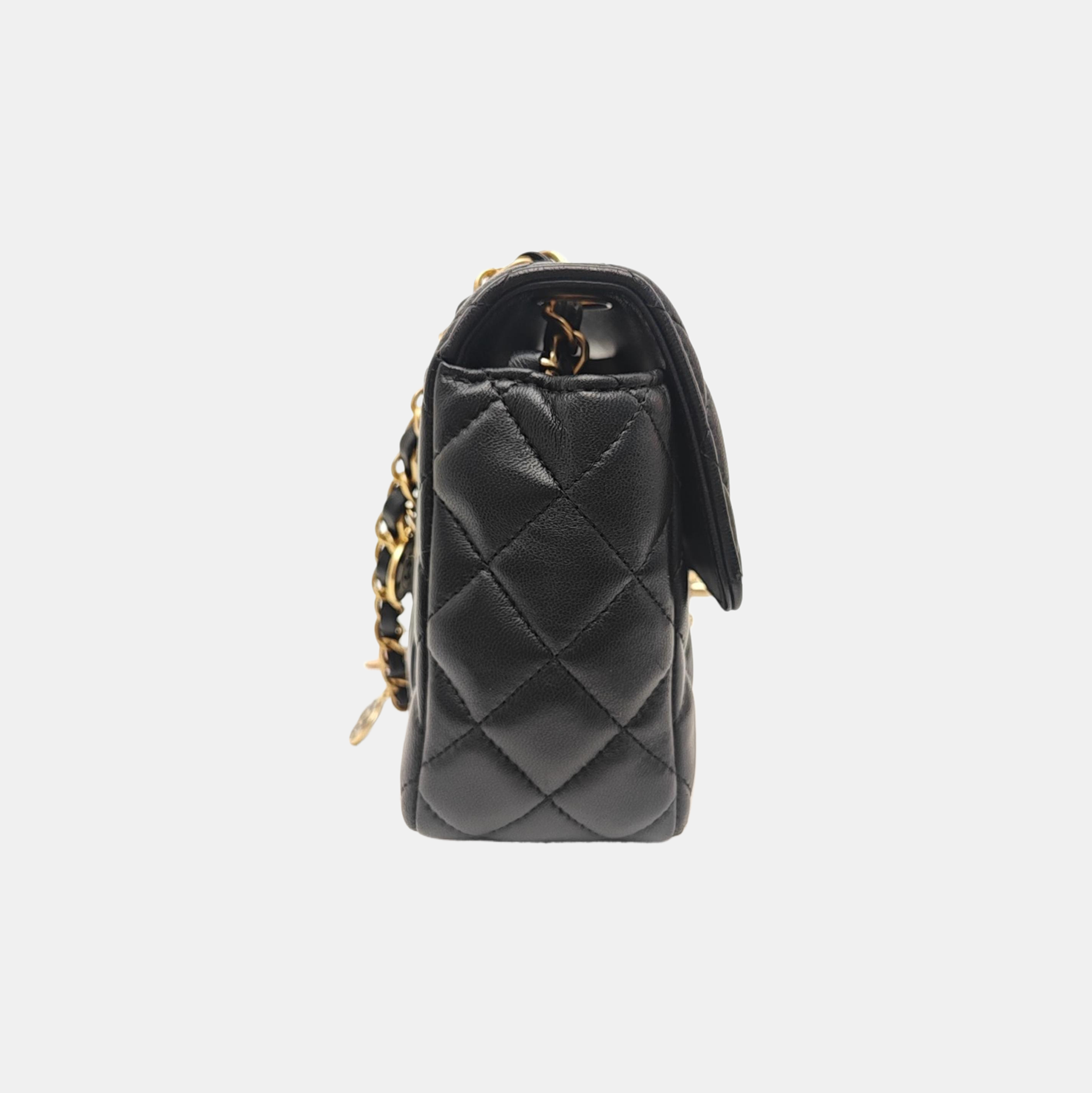 CLASSIC FLAP Mini Quilted Lambskin Black