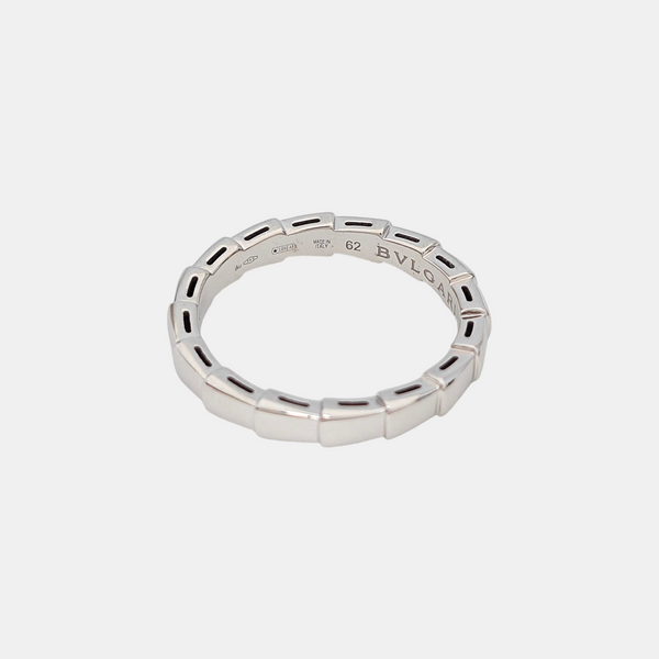 SERPENTI 18k White Gold Silver Ring EU 62