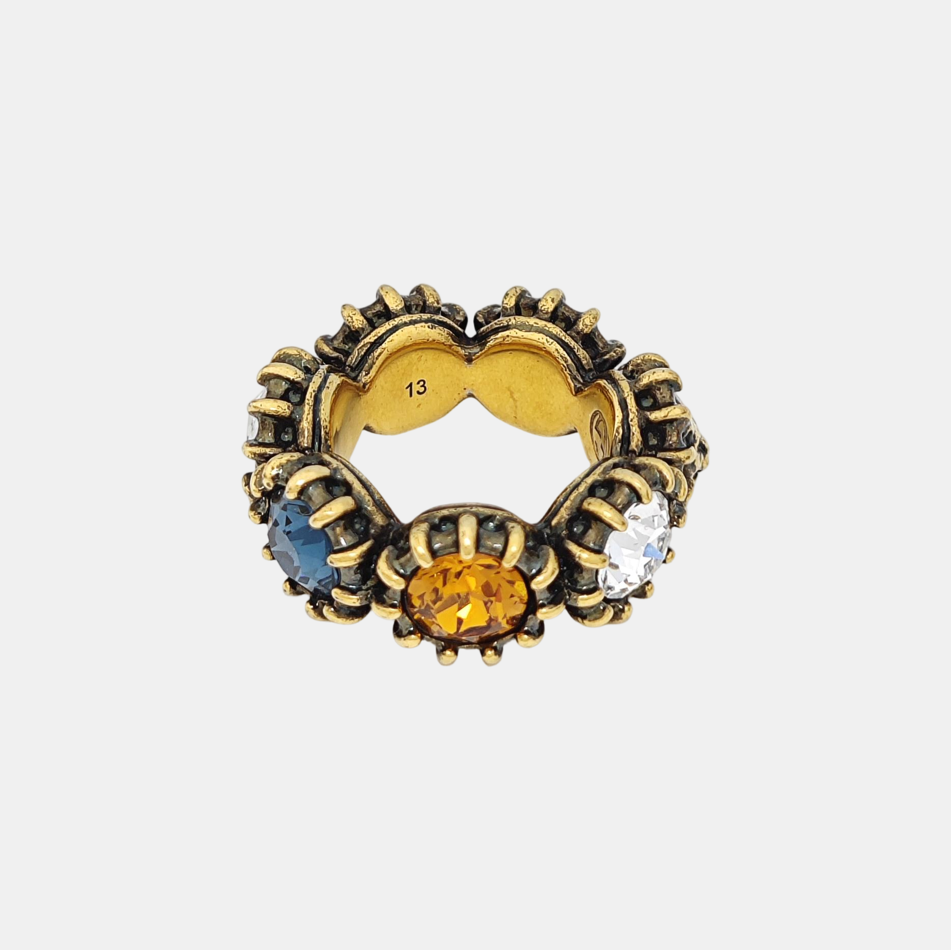 Metal Gold Ring HK 13