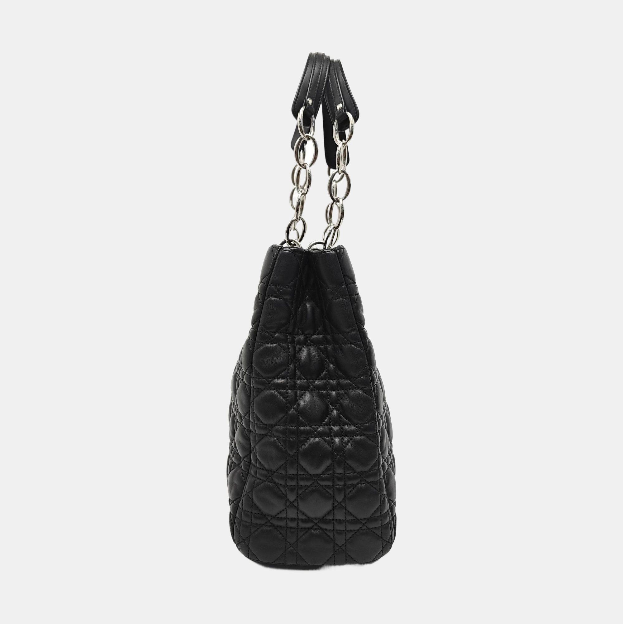 Dior Soft Cannage Calfskin Black