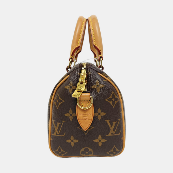 SPEEDY 20 Monogram Coated Canvas Brown