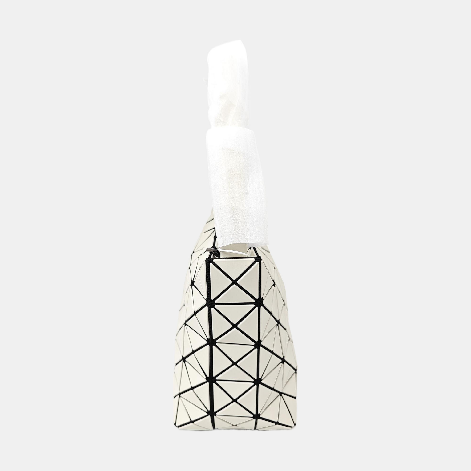 Special Material Bucket Bag Beige