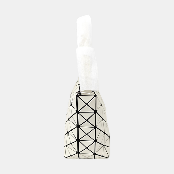 Special Material Bucket Bag Beige