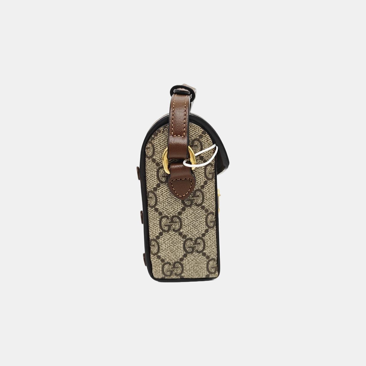 Horsebit 1955 Mini Monogram Coated Canvas Beige