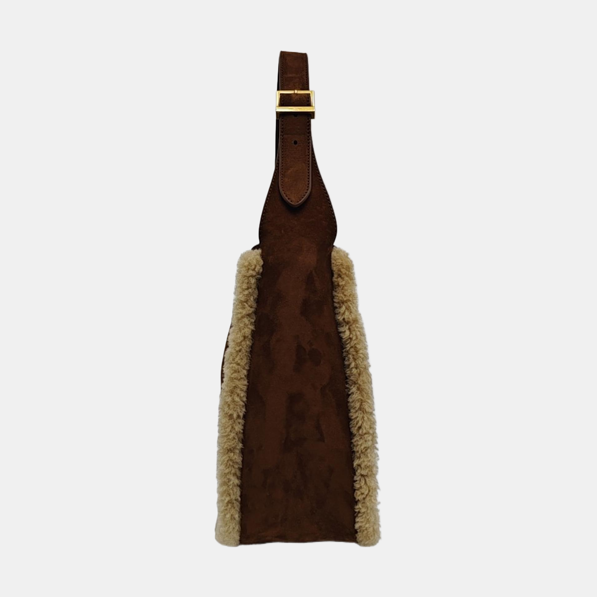 LE 5 À 7 Small Suede Brown