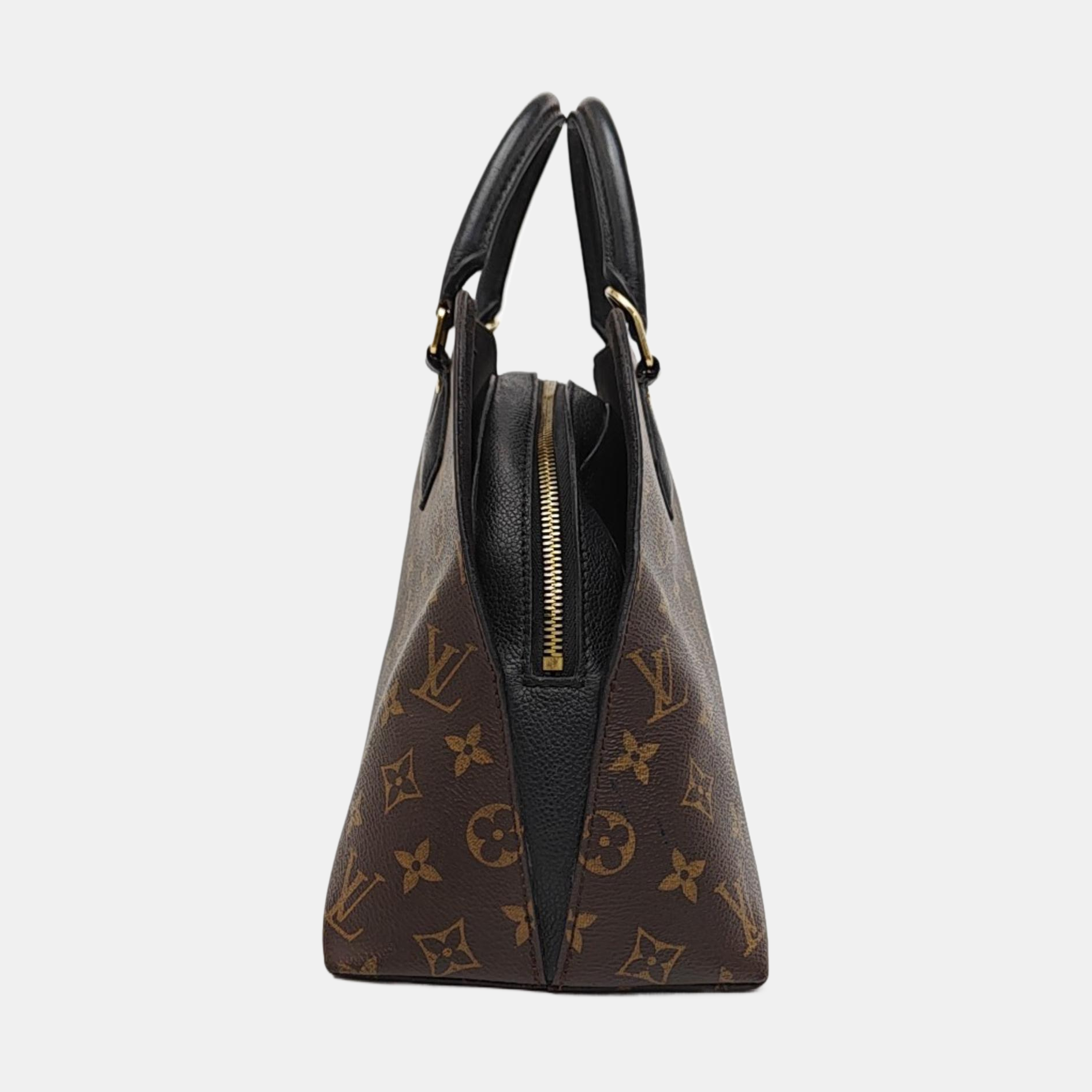 ALMA BNB MM Monogram Coated Canvas Brown