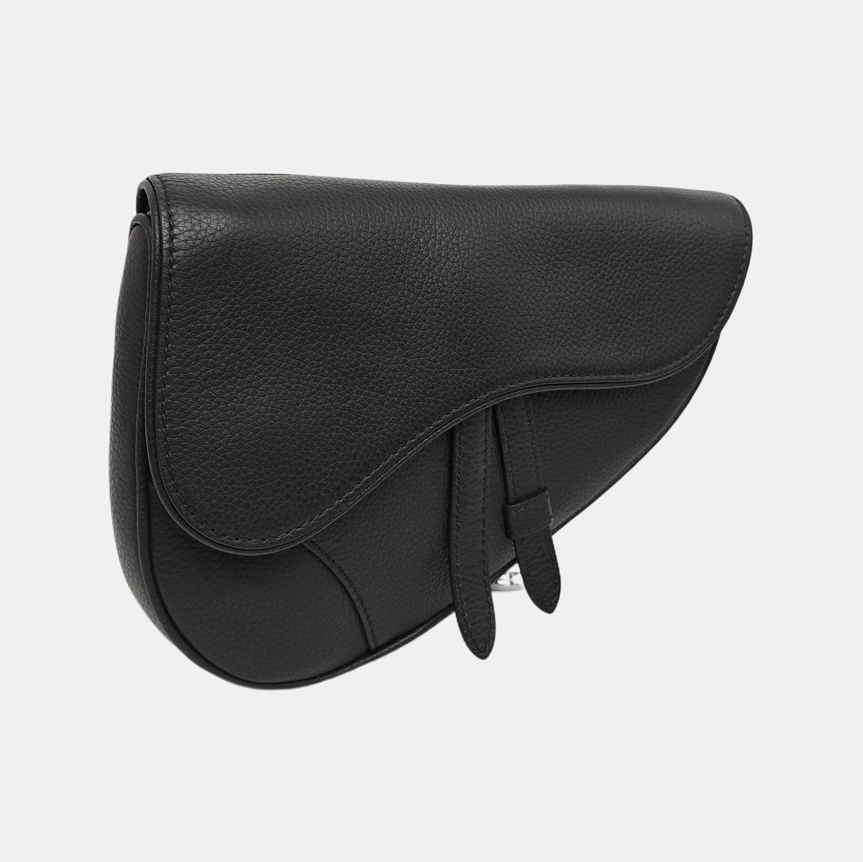 Saddle Mini Calfskin Black
