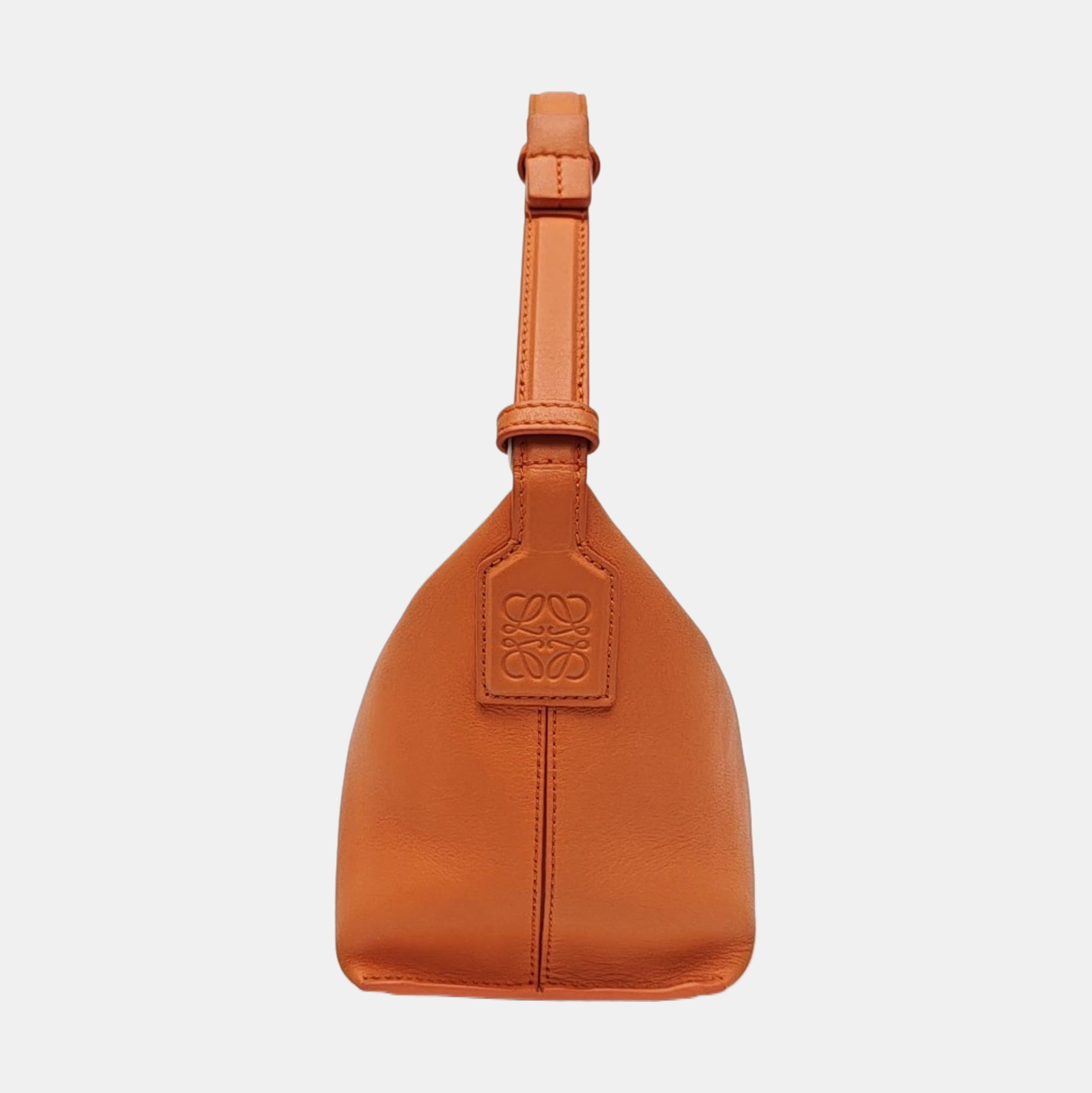 Leather Shoulder Bag Orange