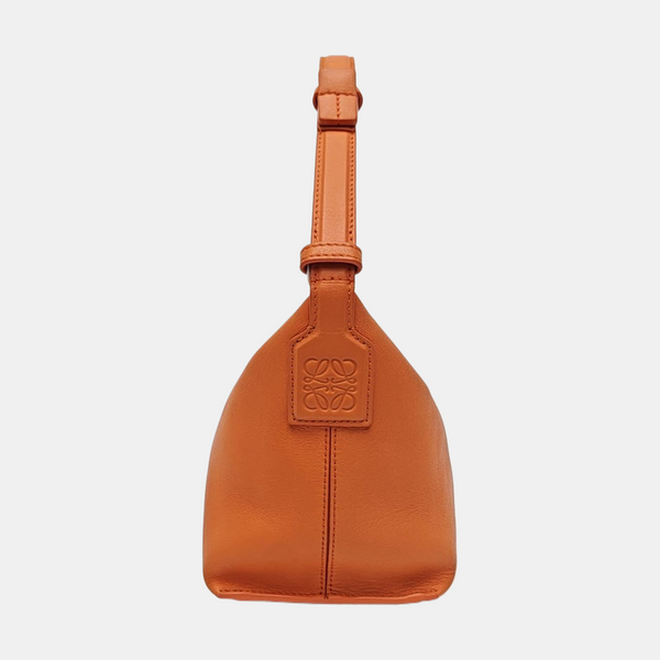 Leather Shoulder Bag Orange
