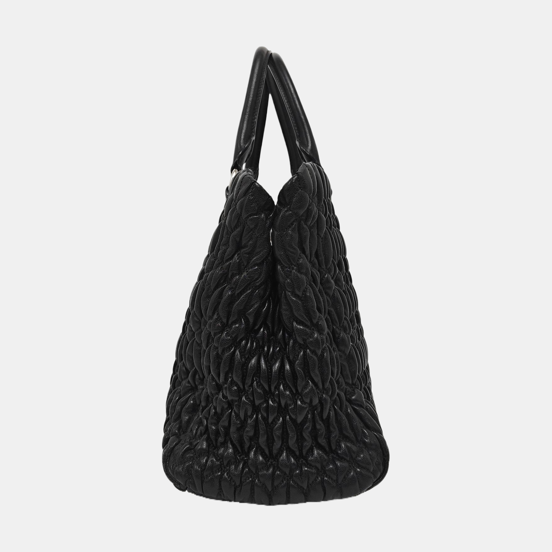 Lambskin Shoulder Bag Black