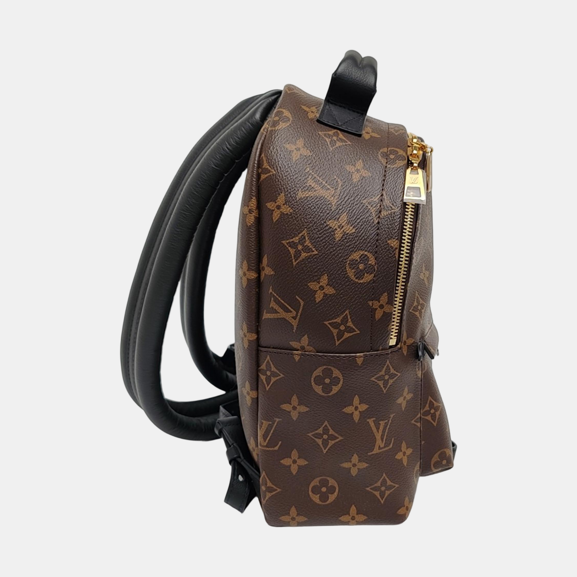 PALM SPRINGS PM Monogram Coated Canvas Brown