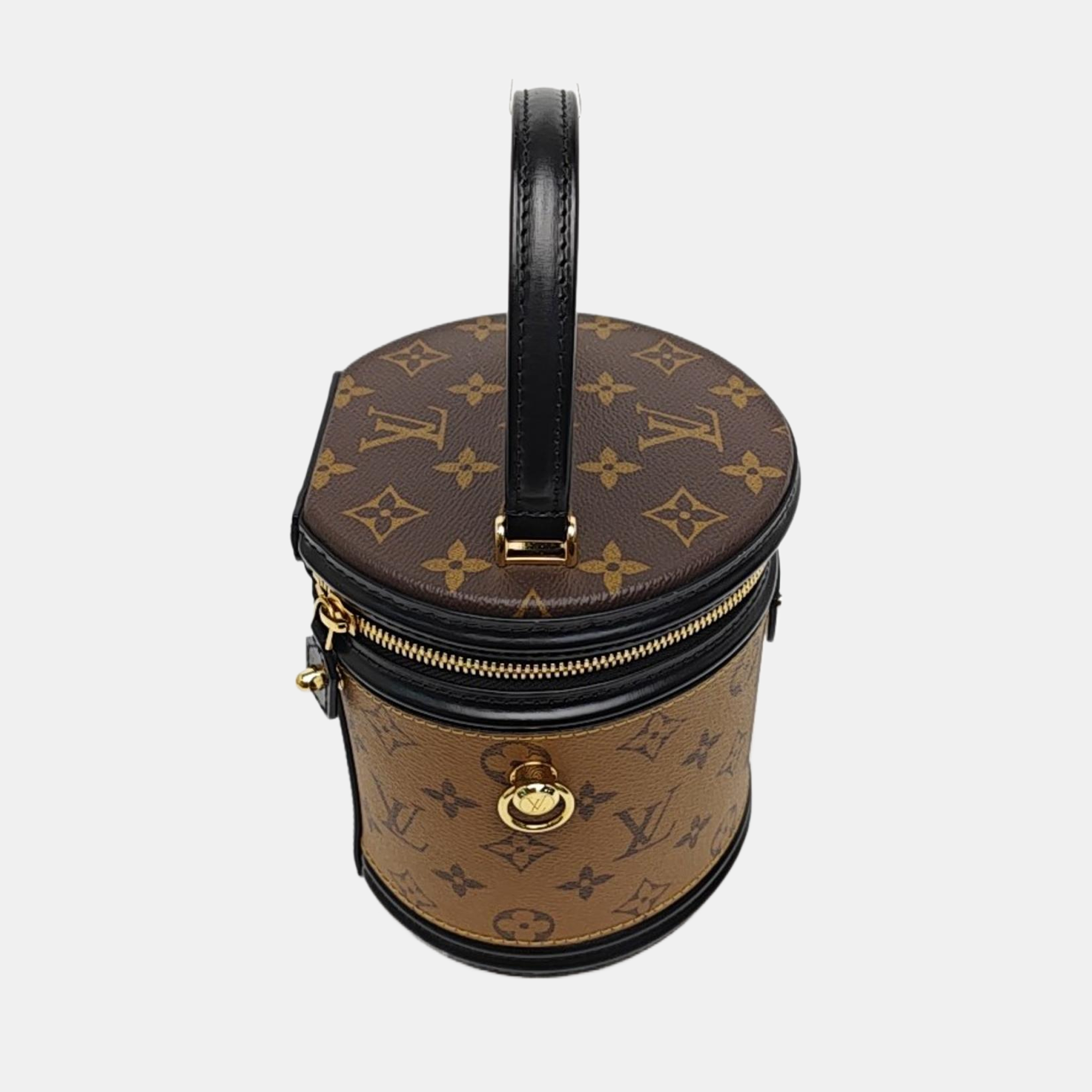 CANNES PM Monogram Coated Canvas Brown