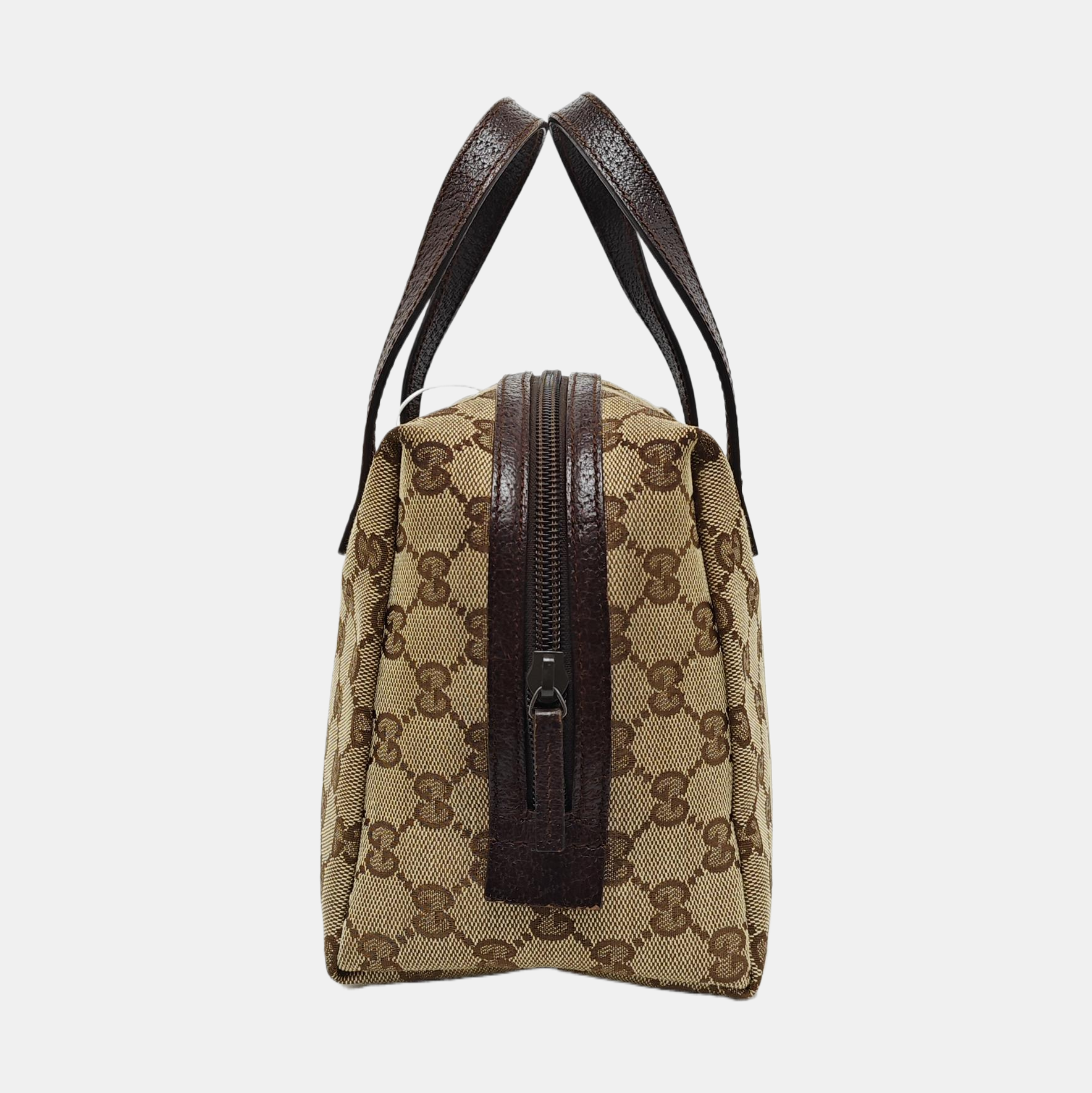 Monogram Canvas Top Handle Bag Brown