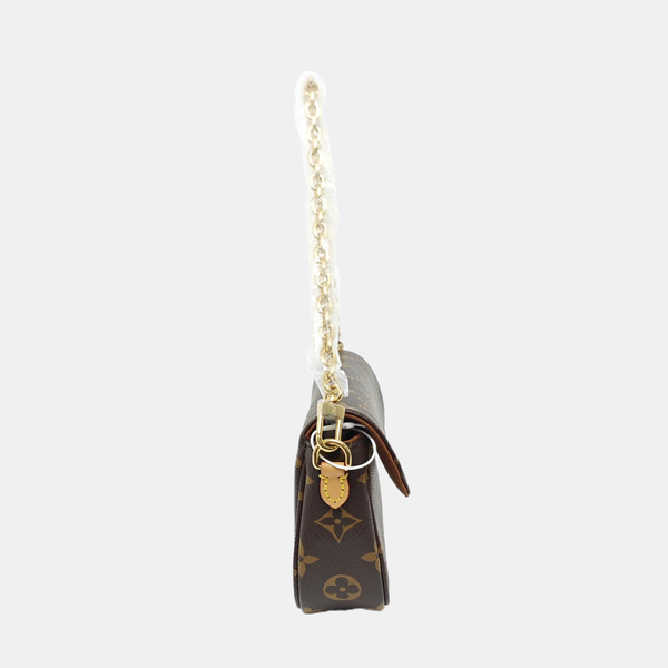 IVY Monogram Coated Canvas Brown