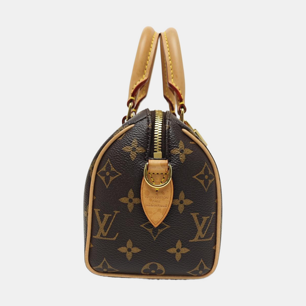 SPEEDY 20 Monogram Coated Canvas Brown