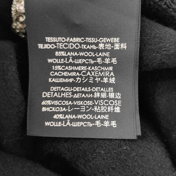 Wool Scarf Black
