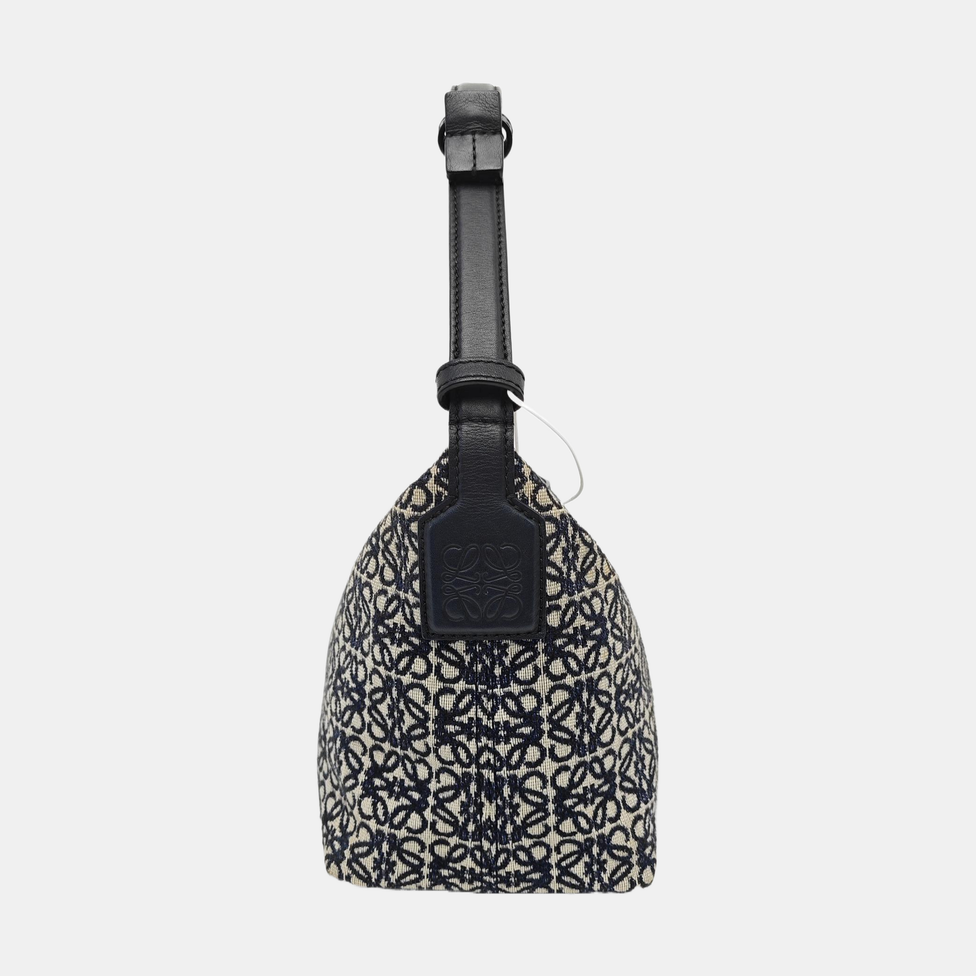 Monogram Canvas Top Handle Bag Blue