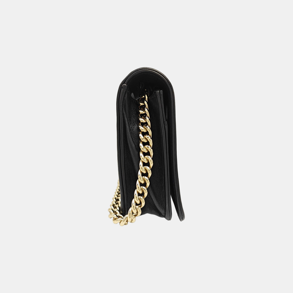 BOY CHANEL Mini Quilted Lambskin Black