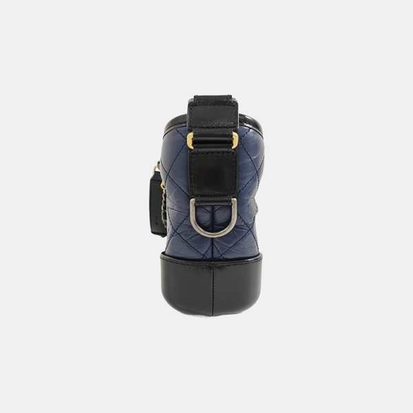 GABRIELLE Small Quilted Calfskin Blue