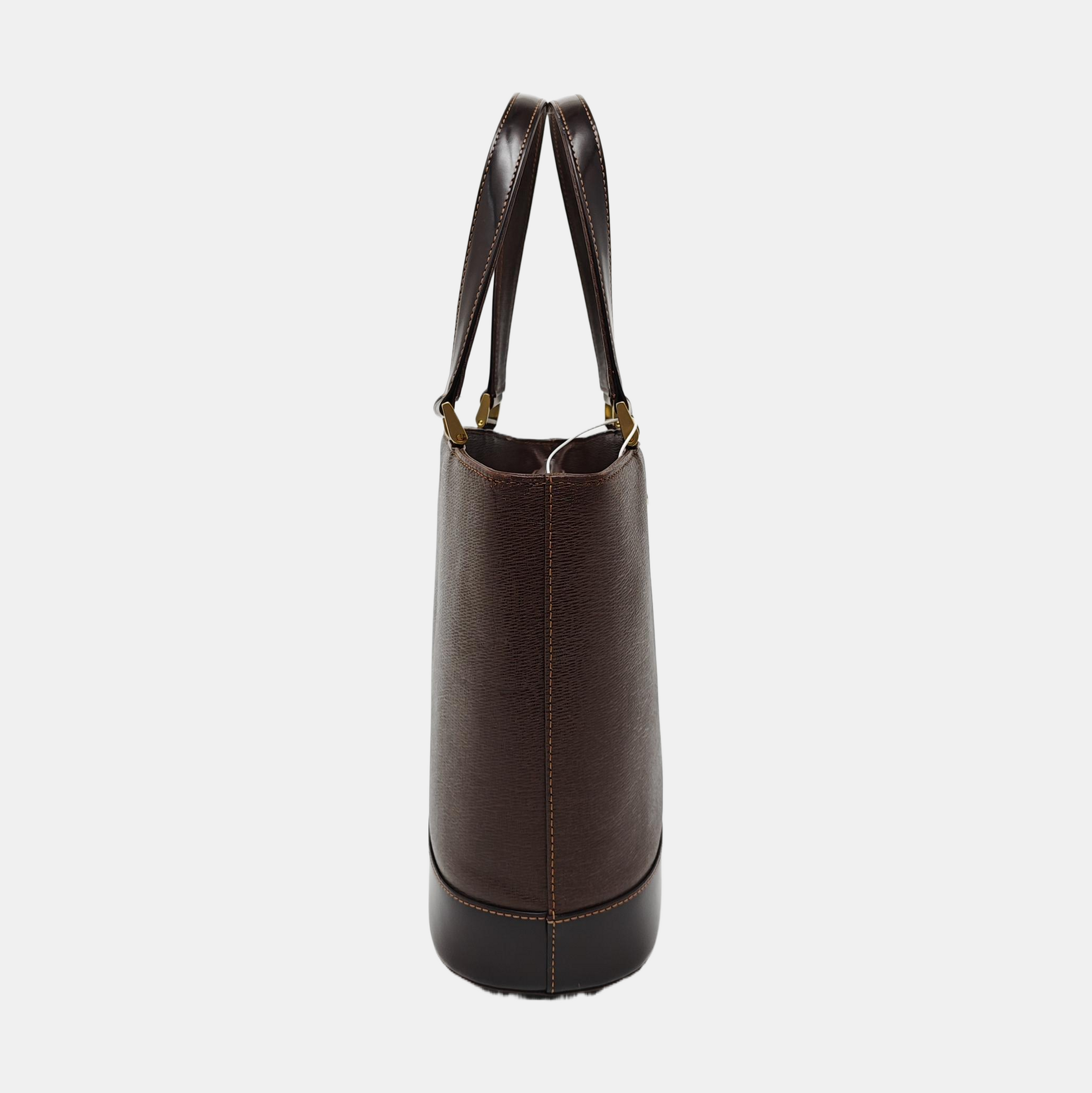 Authenticated pre-owned  Canterbury Mini Calfskin Brown - Tote Bag at Looply