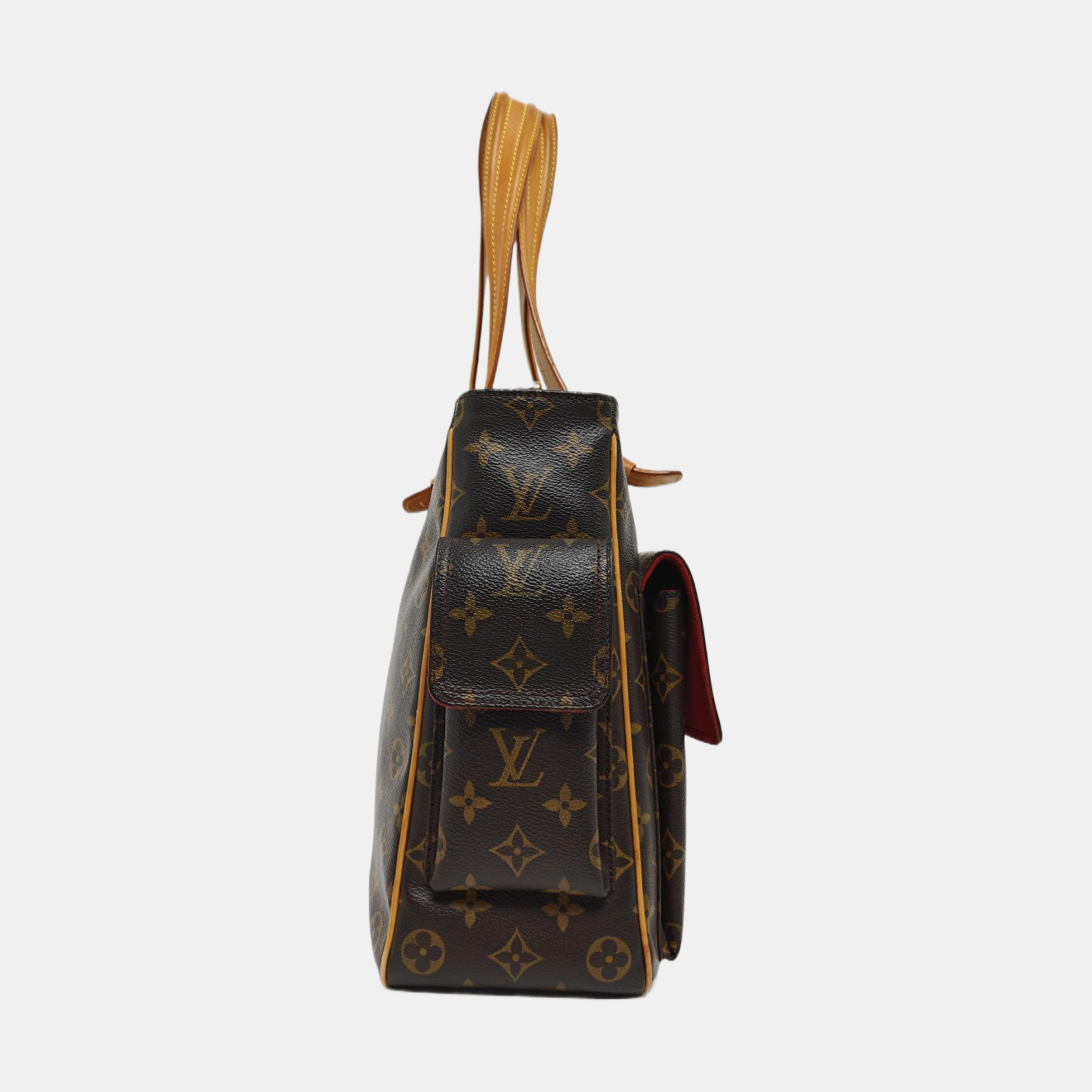 MULTIPLE Monogram Coated Canvas Brown