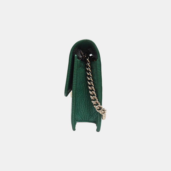 Interlocking G Calfskin Green