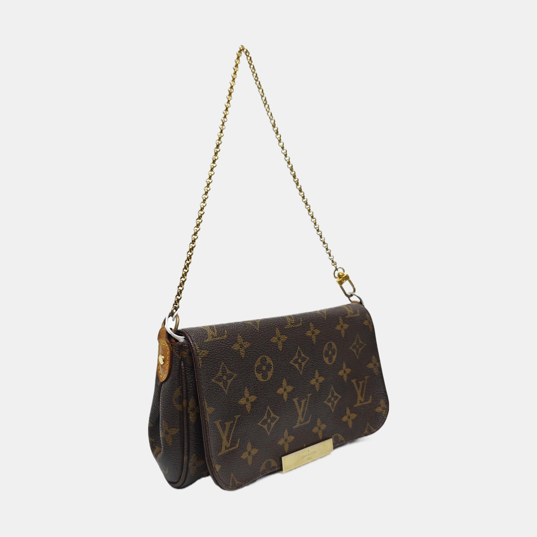 FAVORITE PM Monogram Coated Canvas Brown