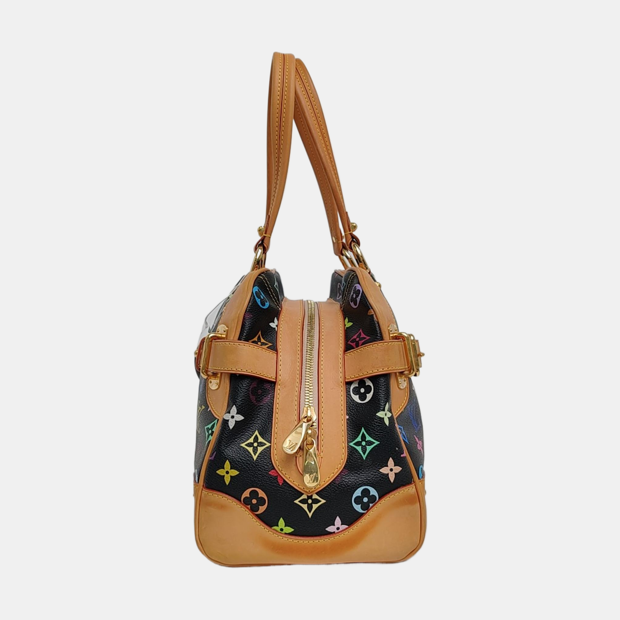 CLAUDIA Monogram Coated Canvas Black