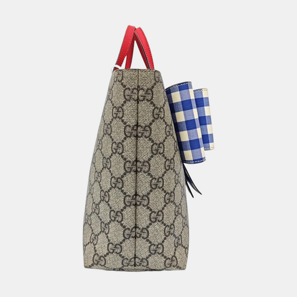 Children’s GG Bucket Monogram Coated Canvas Beige