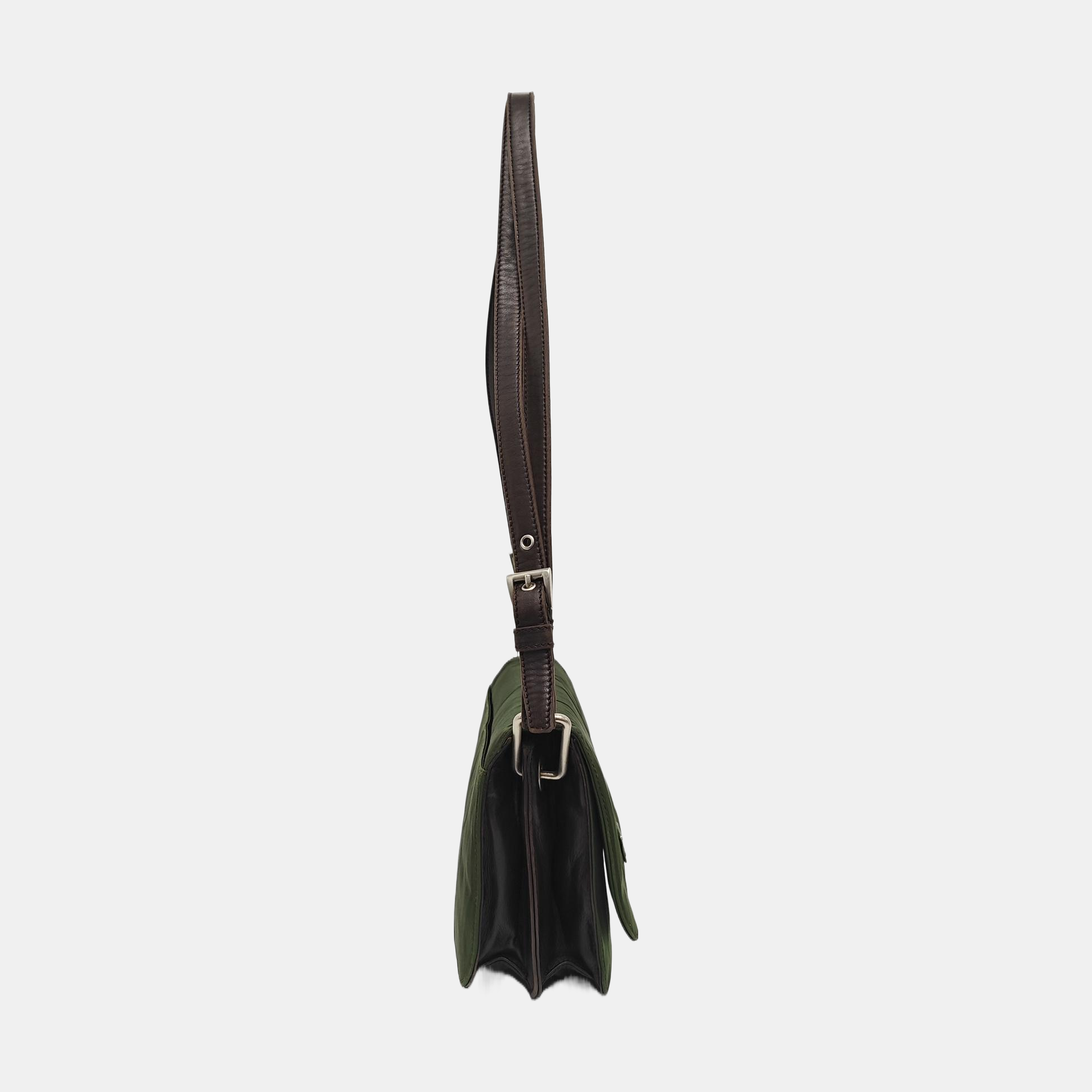 Nylon Shoulder Bag Green