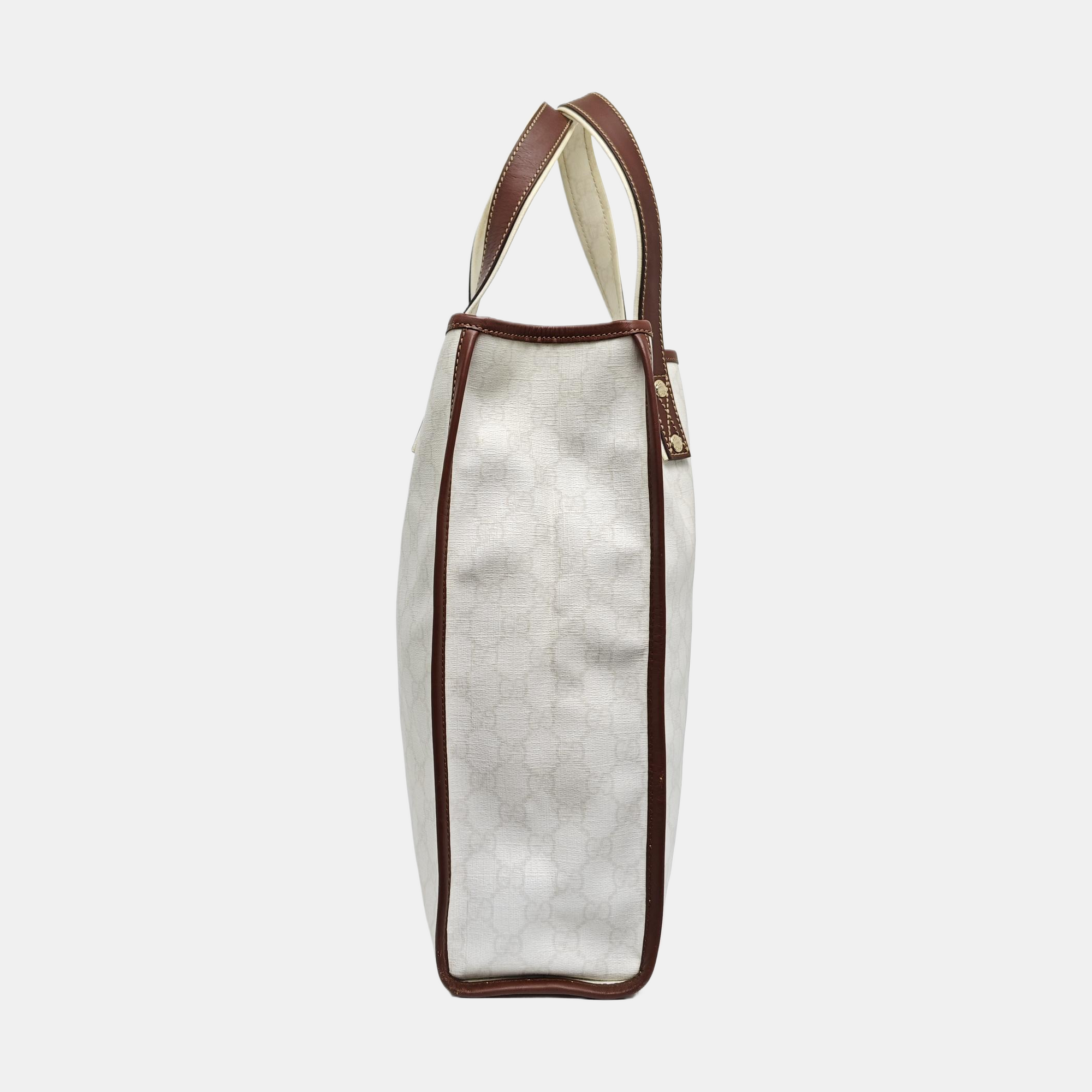 Monogram Coated Canvas White