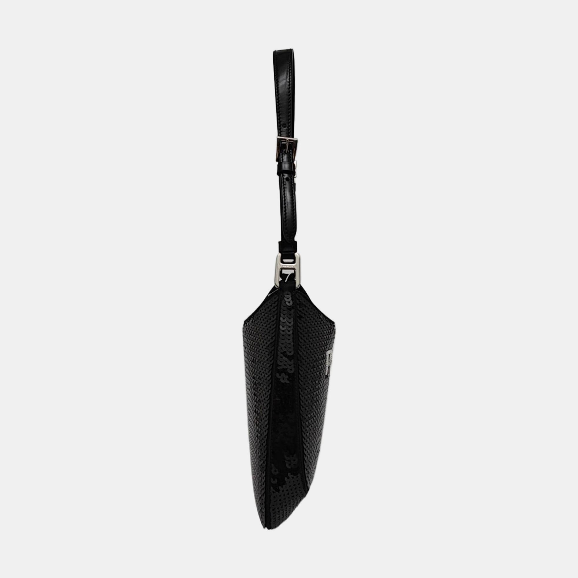 Sequins Shoulder Bag Black