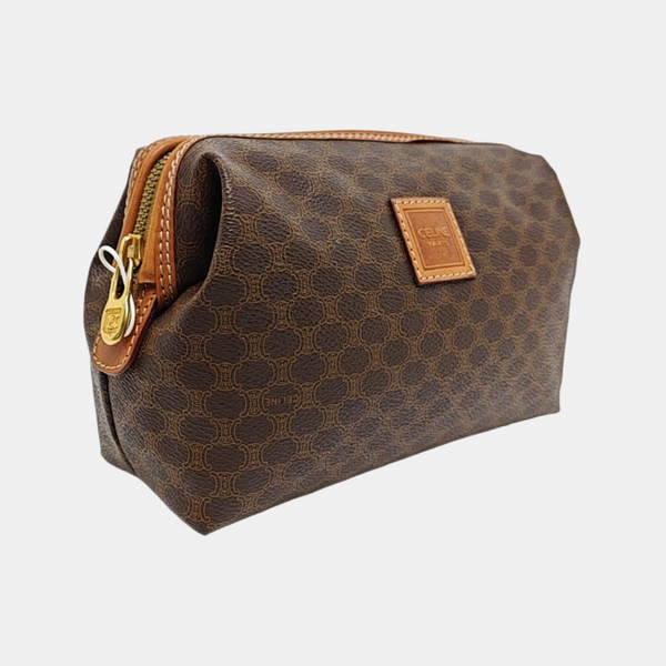 MACADAM COSMETIC BAGS Coated Canvas Brown
