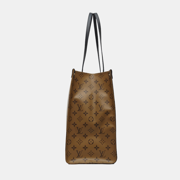 ONTHEGO GM Monogram Coated Canvas Brown