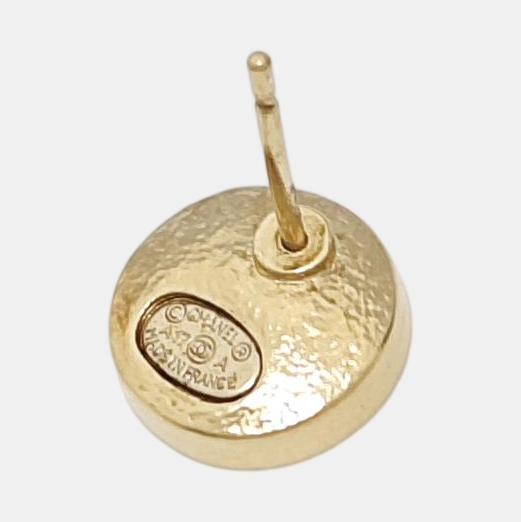 Metal Gold Stud Earrings